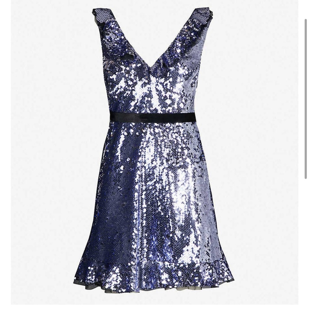 NWT Free people sequin dress in lilac - Picture 3 of 8